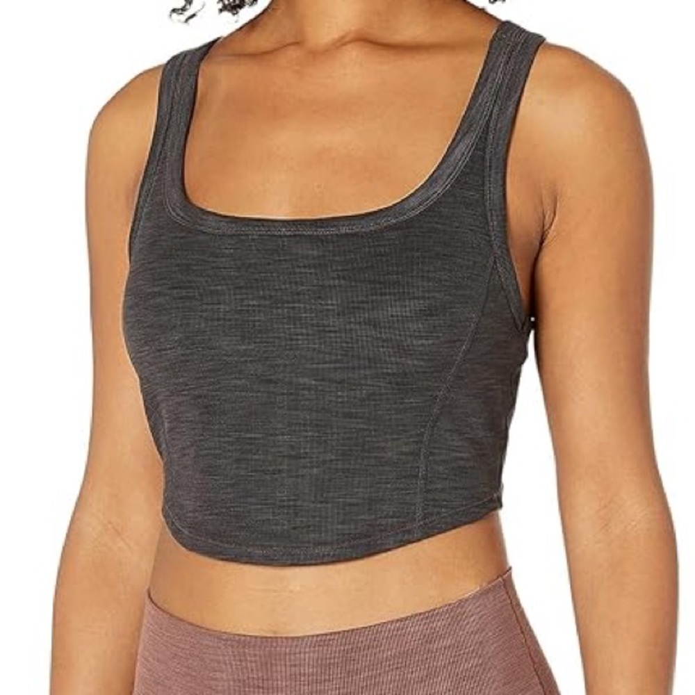 Prana Becksa Tank Top Charcoal Gray XS